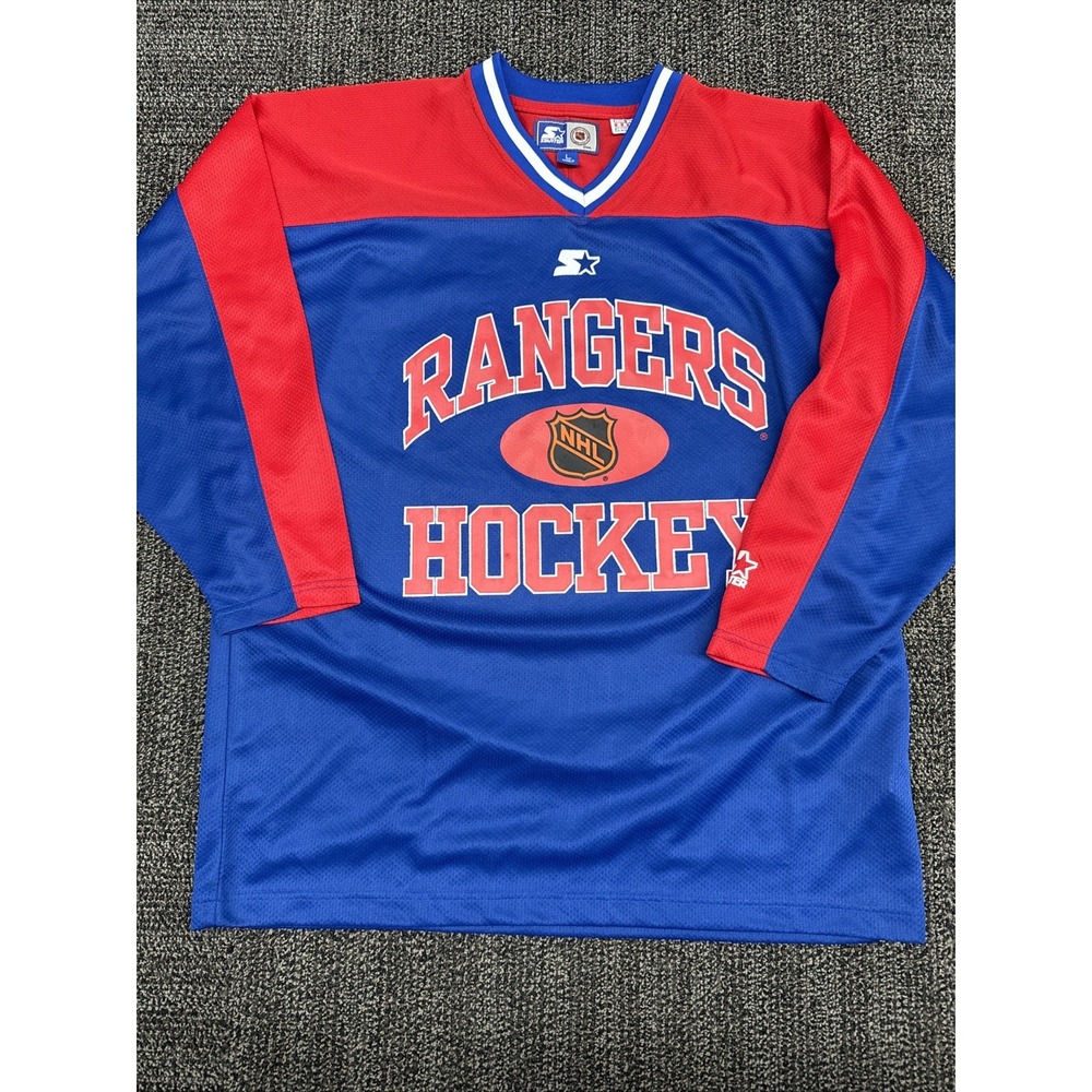 Vintage New York Rangers Wayne Gretzky Starter Hockey Jersey Size L